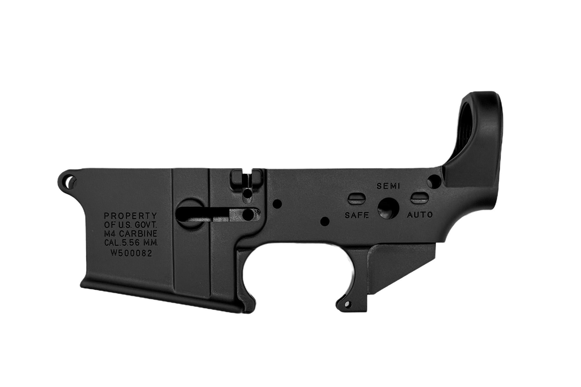 Bad Attitude Department M4 Carbine AR-15 Lower Receiver - Stripped Lower